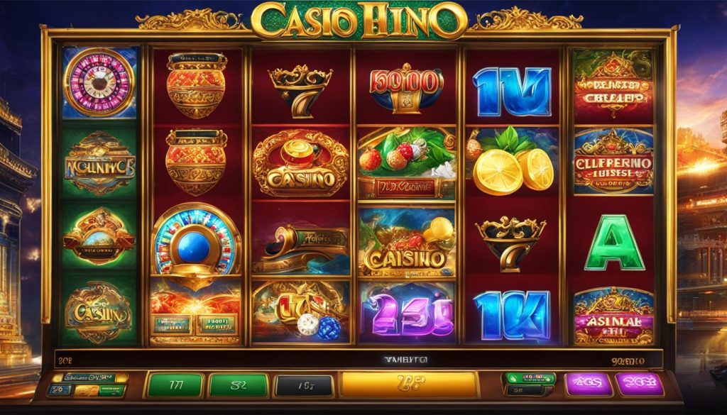 Top Casino Sites Interface