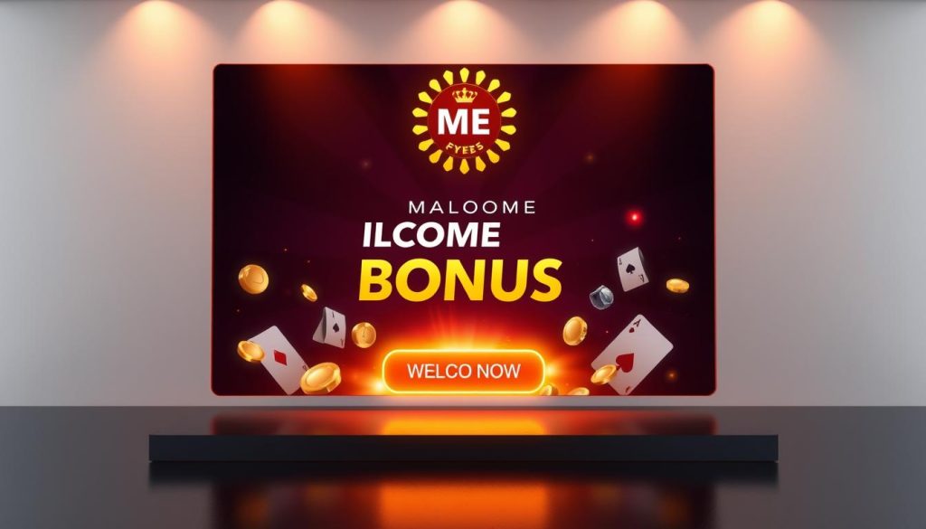 welcome bonus promotion interface